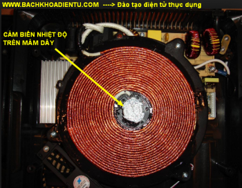 Tìm hiểu cảm biến nhiệt độ bên trong bếp từ